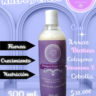 Shampoo Nutre y crece 500 ml