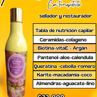 reconstructor capilar fragancia banano 250 ml