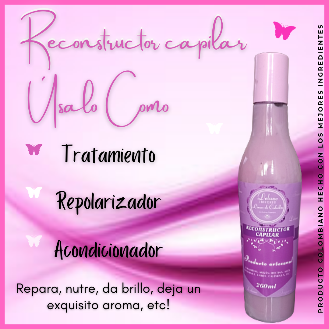 Reconstructor Capilar fragancia vainilla Cake 250 ml