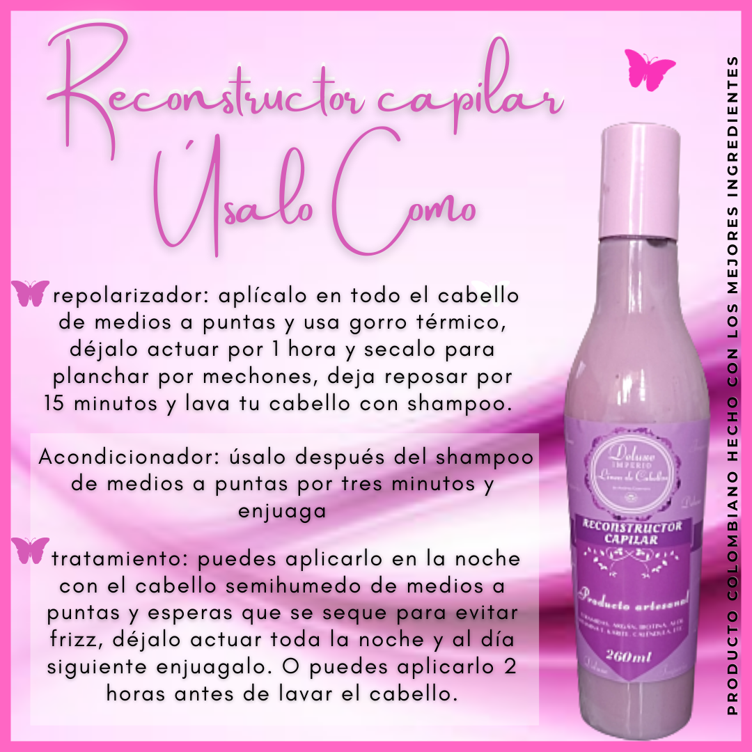 Reconstructor Capilar fragancia vainilla Cake 250 ml - Imagen 4