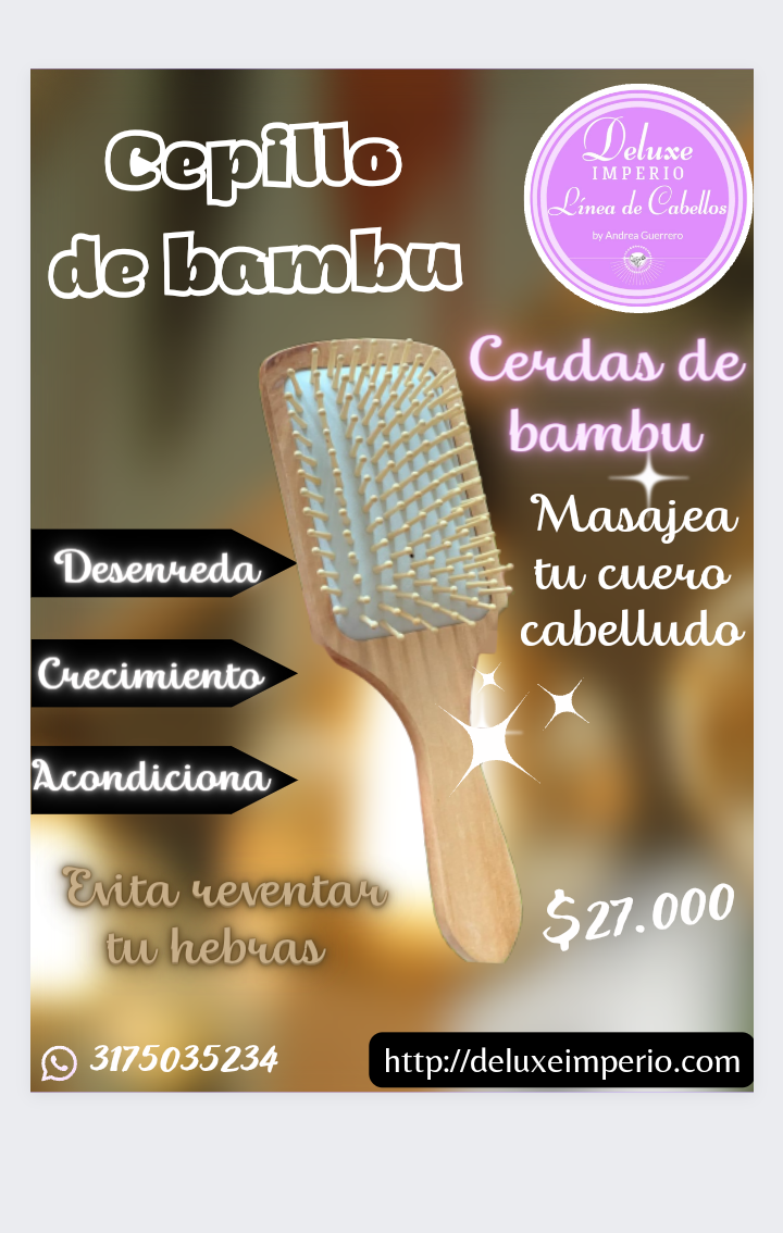 Cepillo de Bambu