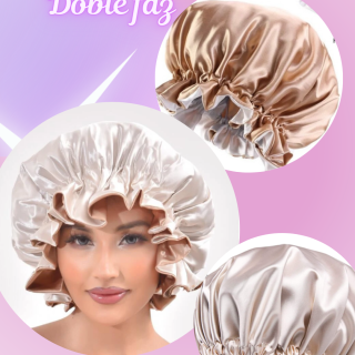 Gorros de seda doble faz