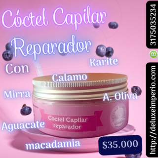 Cóctel capilar reparador